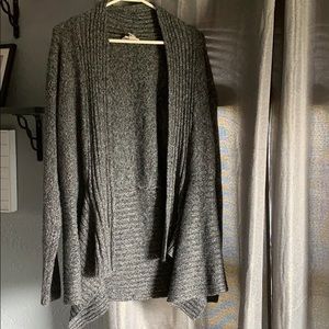 Gray cardigan